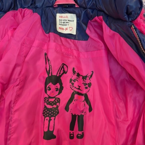 Mim-Pi Girls Puffer Coat - Picture 10 of 12